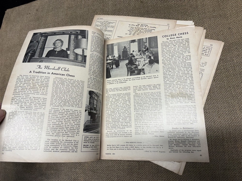 1964 Chess Life magazine, all 12 issues
