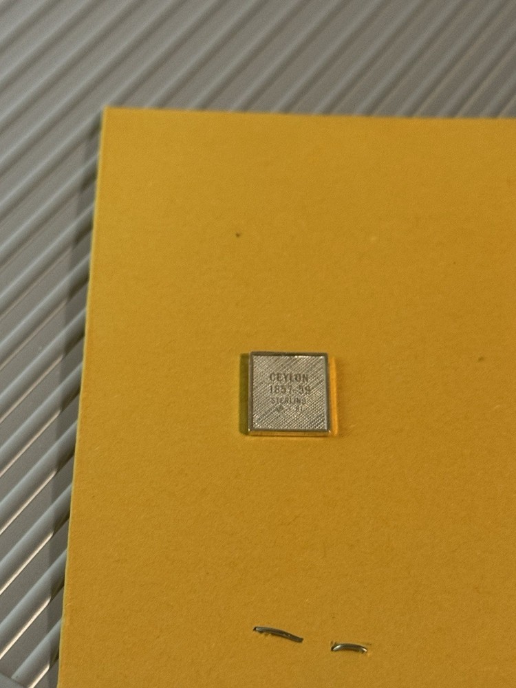 Ceylon 1857-59 Square Token Stamp Commemorative Exonumia