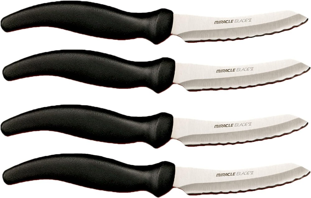 Miracle Blade III 4-Piece Steak Knife Set