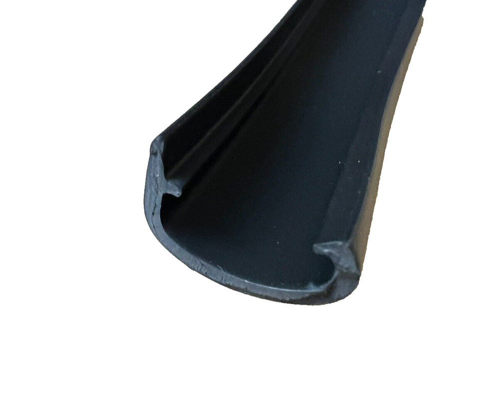 50 Ft 1" Black LEG RV Fit 3/4" retainer Vinyl Trim Molding Flexible Screw Cover