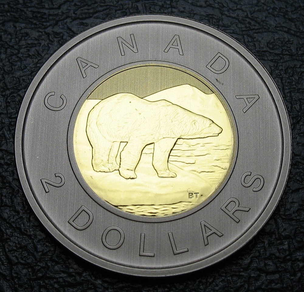 Canada 2014 $2 Polar Bear Specimen Uncirculated
