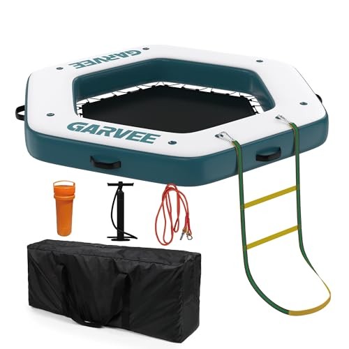 Inflatable Swim Dock Floating Platform Non Slip