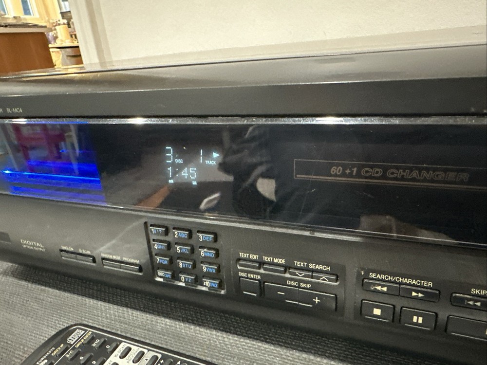 Technics SL-MC4 60+1 CD Changer Player – MASH DAC + Text And Remote