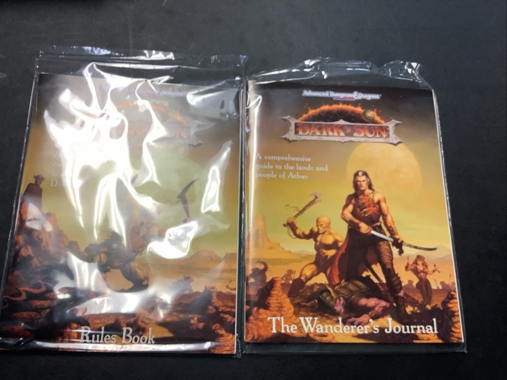 Advanced Dungeons and Dragons 2nd Edition Dark Sun Boxed Set COMPLETE