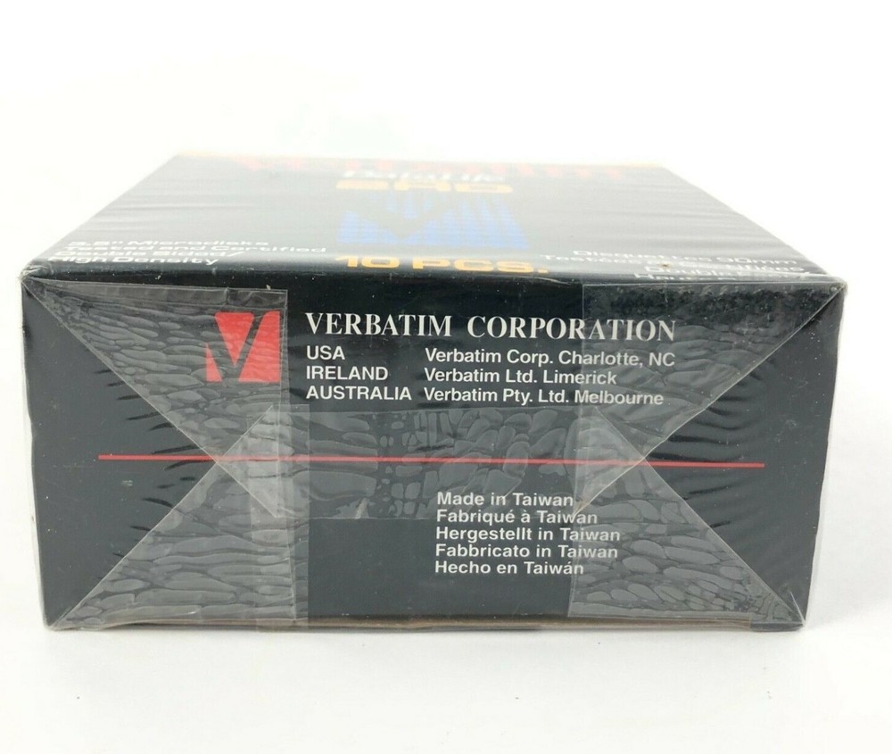 Verbatim DataLife 2HD Apple Formatted 3.5" Micro Floppy Disc 10 Pack