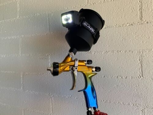 GunBudd® Spray Gun Light – Universal LED Auto Paint Tool Attachment