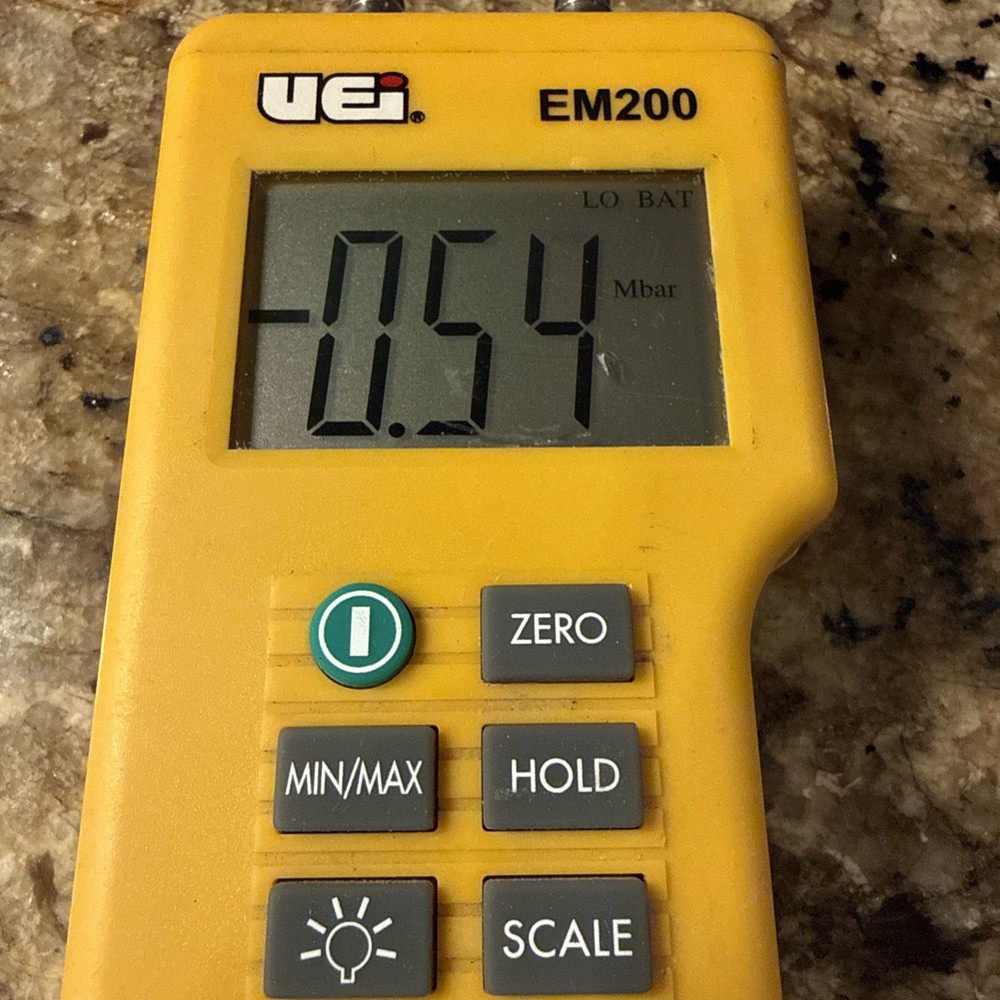 UEI Test Instruments EM200 Dual Input Digital Input Manometer with Case