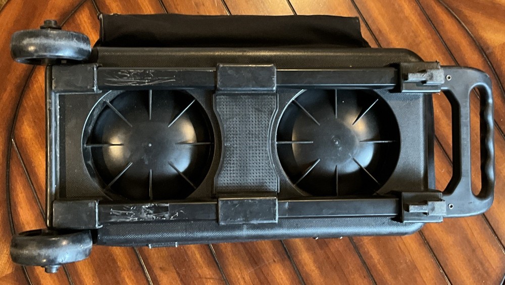 2 Bowling Balls And Roller Carry Case