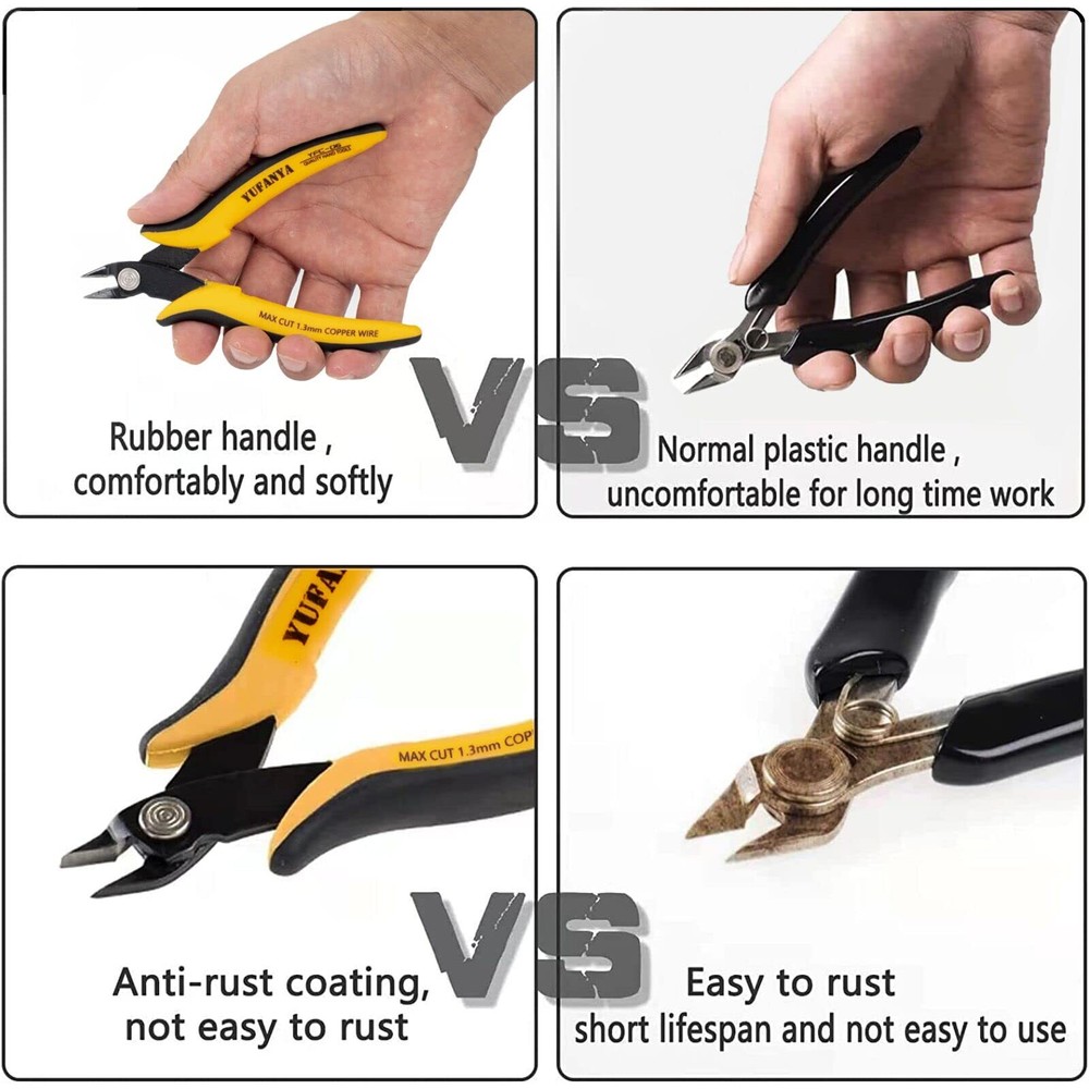 Micro Flush Cutterultra Sharp Micro Wire Cutter Side Cutter With Internal Spring