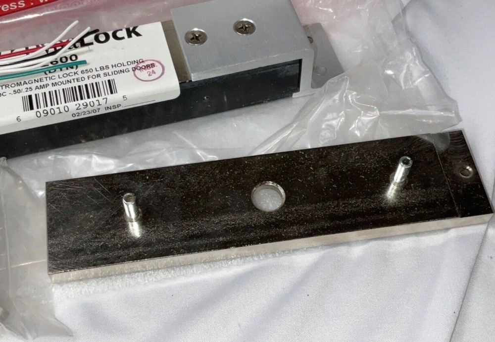 DYNALOCK 2600 DYN Electromagnetic Lock 650 LBS Holding Sliding Doors Low Power