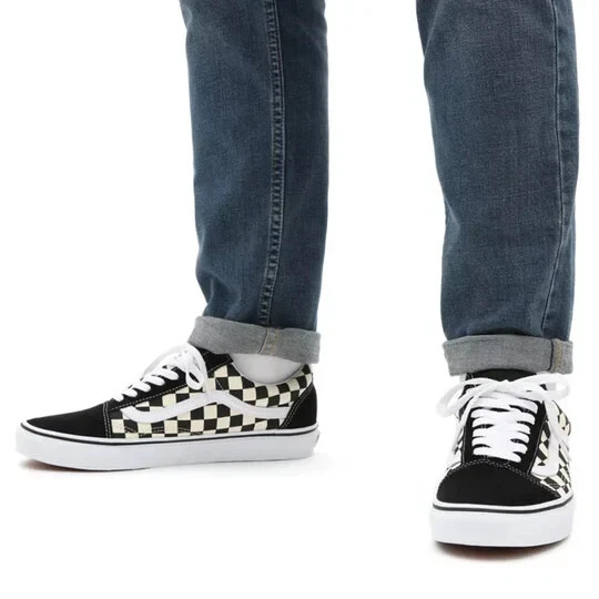 Vans Mans Old Skool Black Checkerboard Black/White