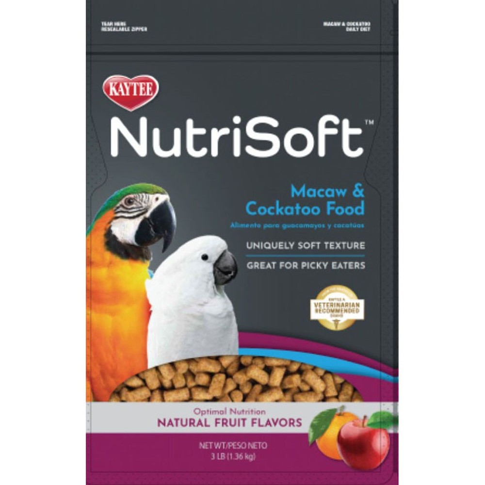 KAYTEE NUTRISOFT COCKATOO & MACAW FOOD