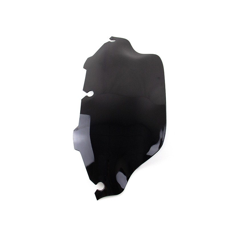 8" Wave Black Windshield Windscreen For Harley Touring Electra Glide FLHT 96-13
