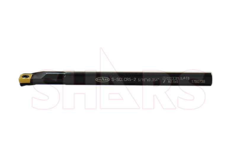 SHARS 5/16 x 4" SCLCR INDEXABLE BORING BAR + CCMT 21.5 INSERT + CERTIFICATE !]