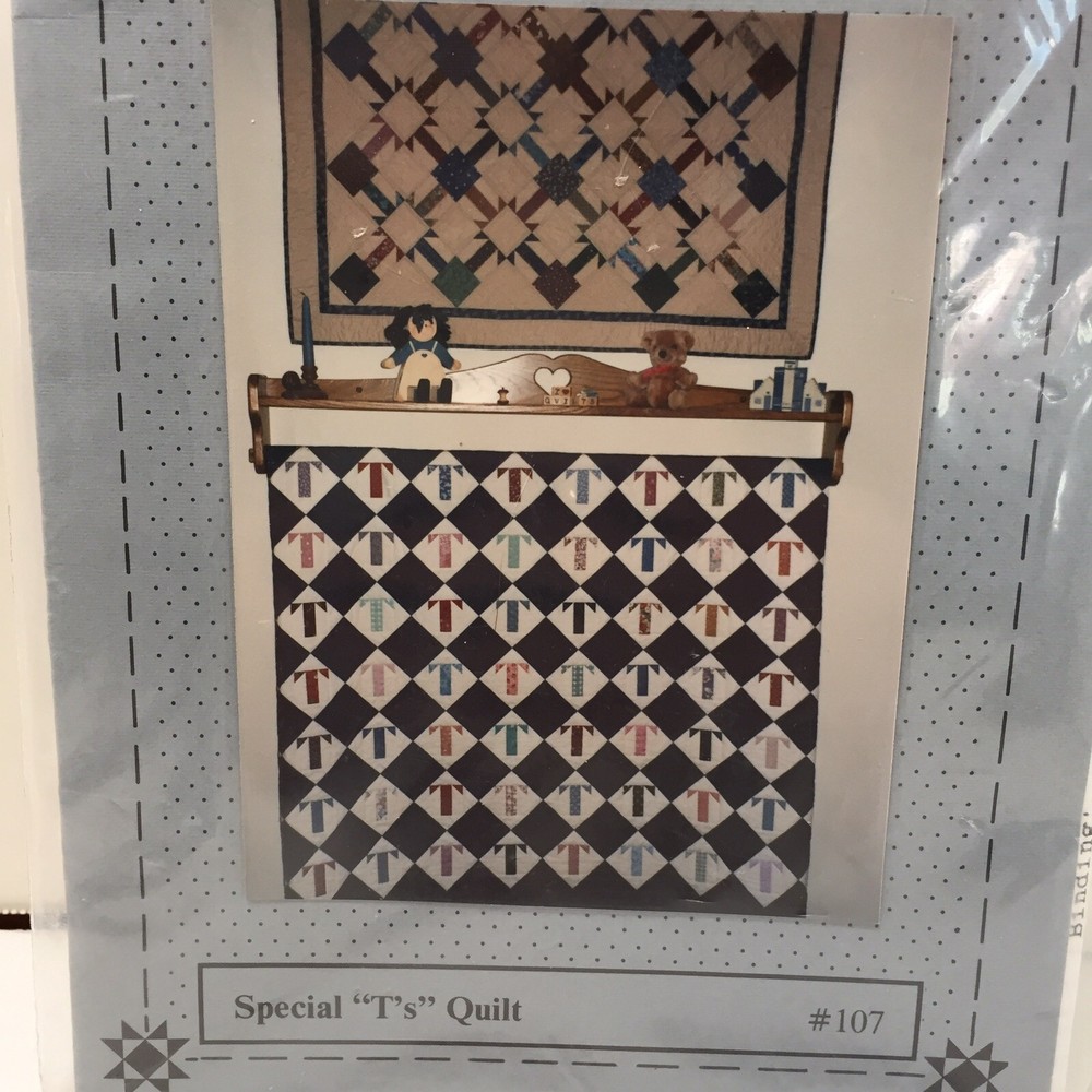 Special T's Quilt Pattern 65" x 77" 42" x 51" The Stitch Connection