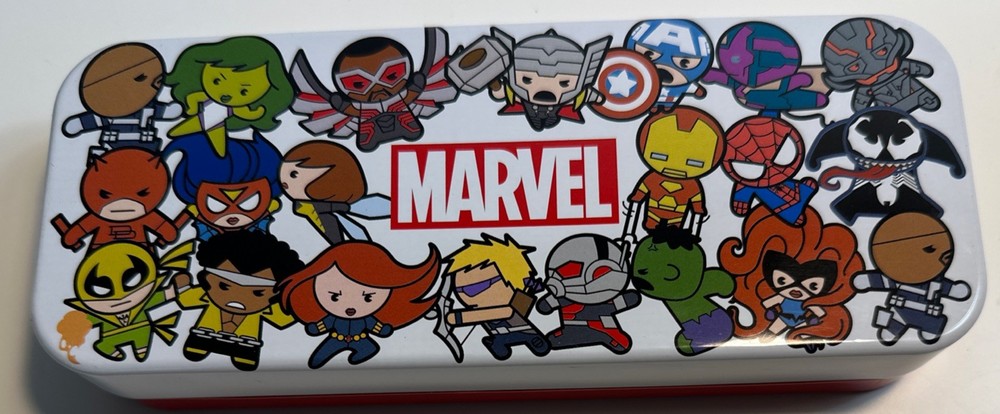 2023 Marvel Avengers Tin Metal Pencil Case