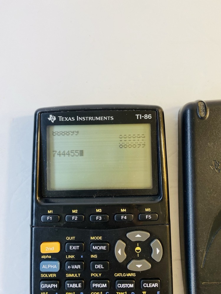 Texas Instruments TI 86 Scientific Graphing Calculator Tested Working