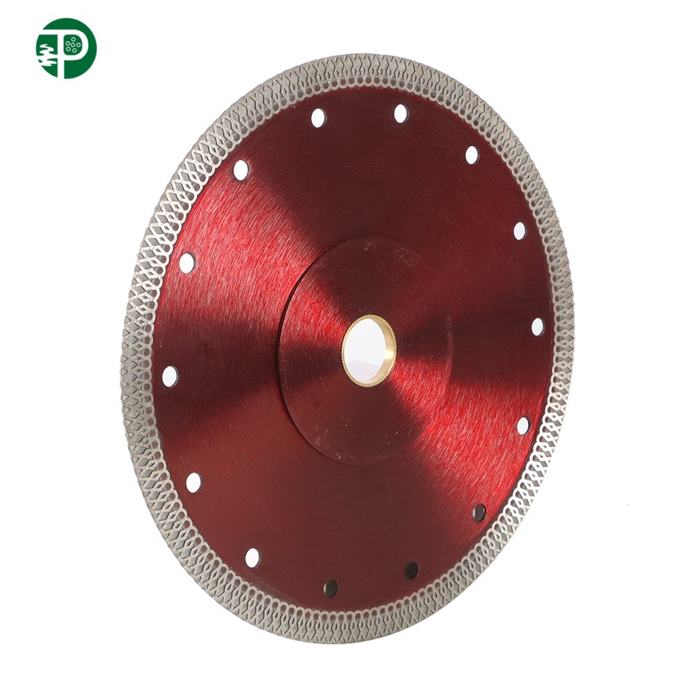 Red 7" Super Thin Diamond Porcelain Cutting Blade Tile Blade For Cutting