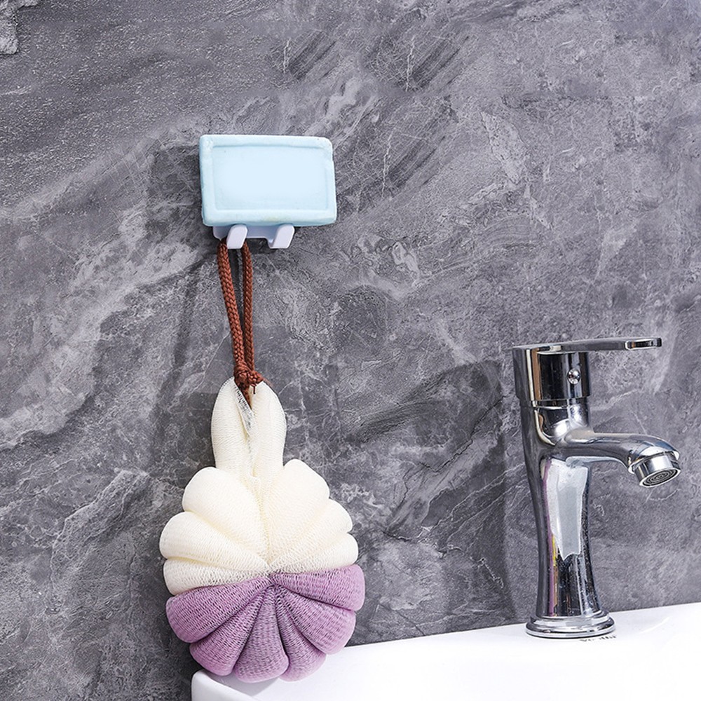 4 Pack White ABS Plastic Razor Holder Wall Mount Bathroom Organizer Modern