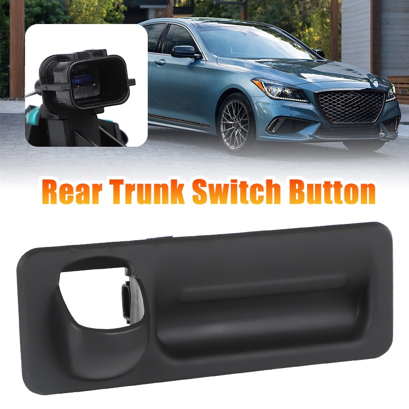 Tailgate Switch Button Trunk Lid Lock Handle For 2014-2020 Hyundai Genesis G80