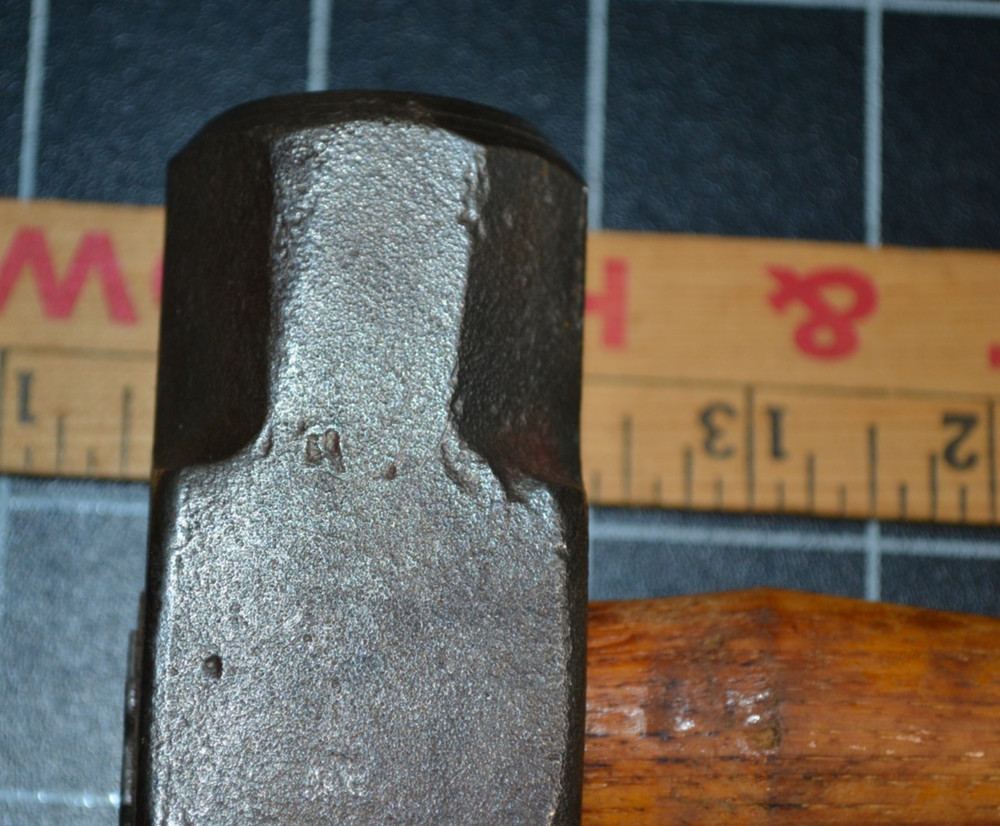 WARREN-TEED #84 - DOUBLE FACE ENGINEERS' HAMMER - 2 1/2# - ORIGINAL HANDLE