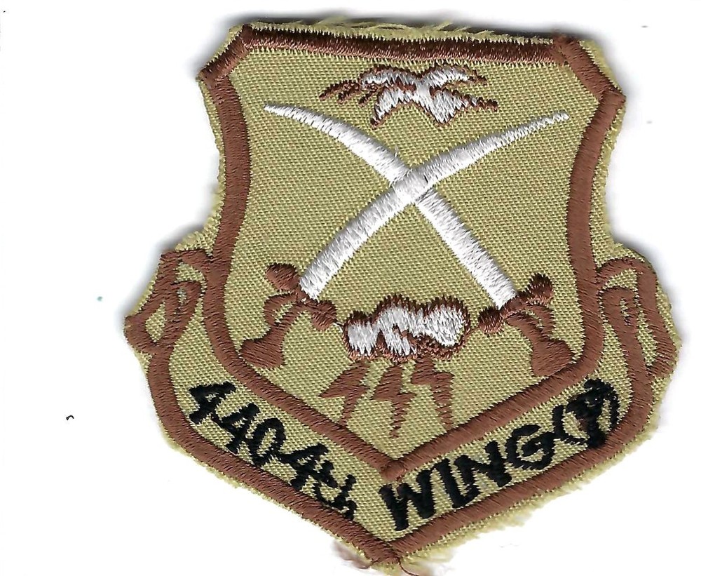 PATCH USAF  4404TH  WING (P)  PRINCE SULTAN  AB  M-41