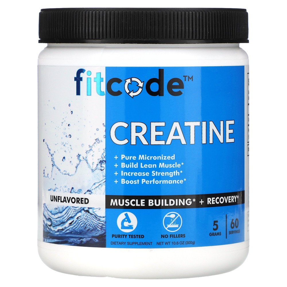 Creatine, Unflavored, 5 g, 10.6 oz (300 g)