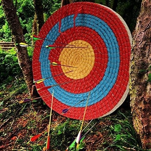Versatile 19.7" Straw Archery Target - Eco-Friendly, Reusable, Three Layers