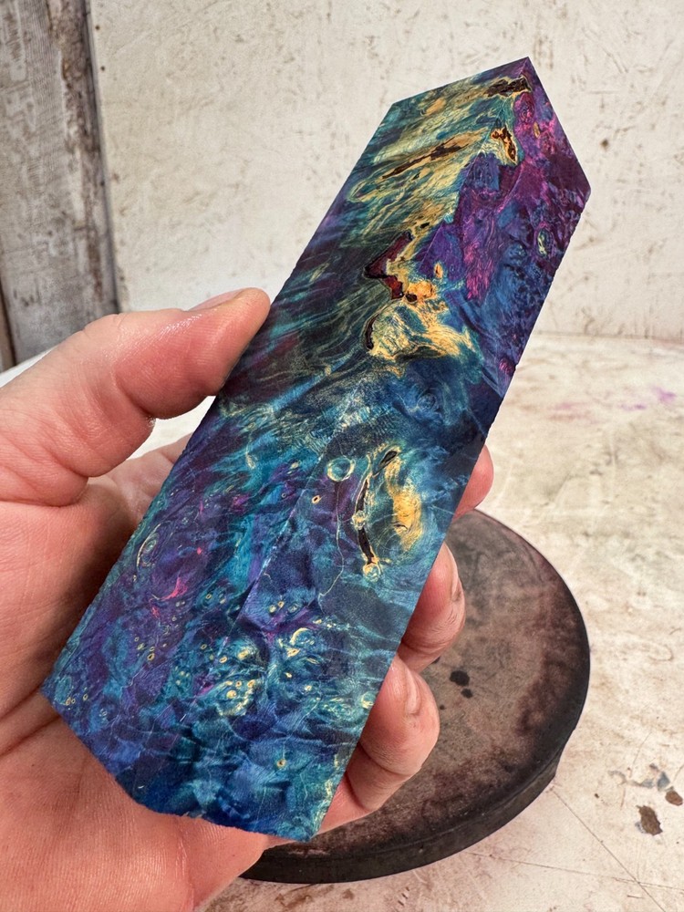 Stabilized Box Elder Burl Turning Blank | Duck Game Call | SBEB 1247