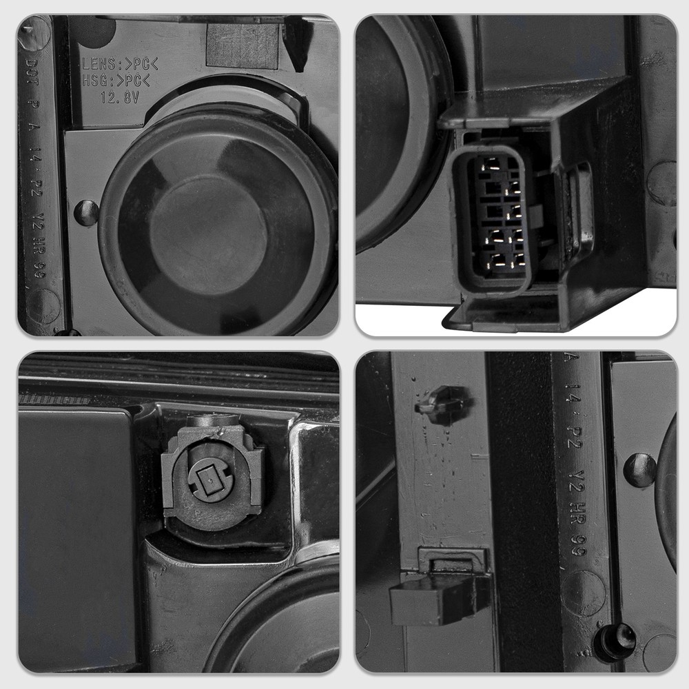 For 2000-2005 Chevy Impala Headlights Replacement Headlamps Pair Left+Right