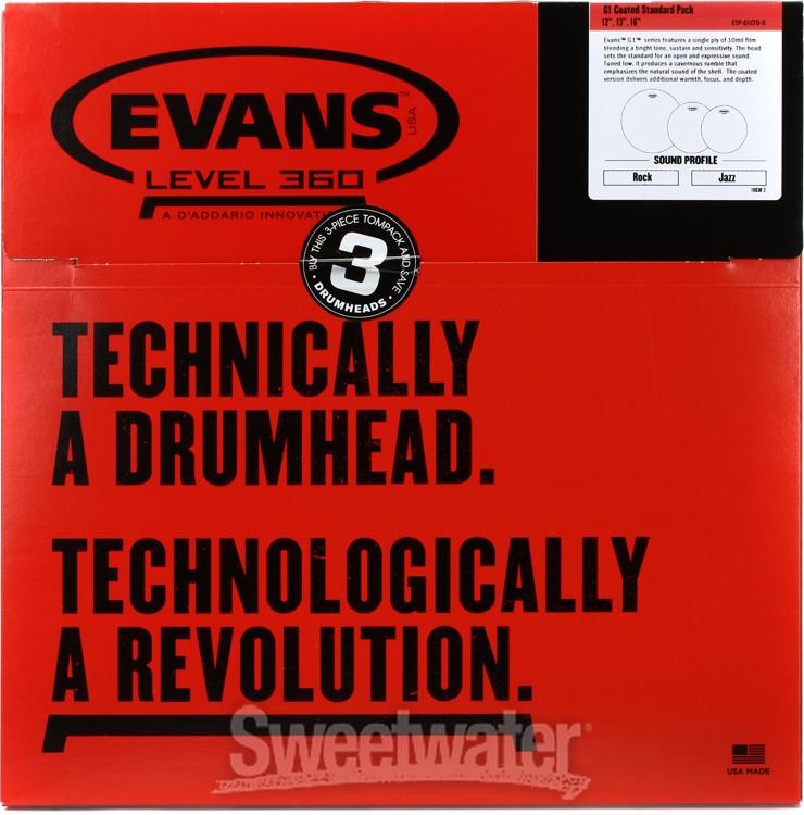 Evans G1 Tom Pack - 12, 13, 16 - Coated