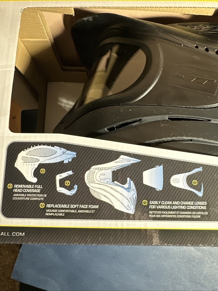 NIB: JT Premise Headshield Single Pane Goggle Pro Change lens/Foam Quick Change