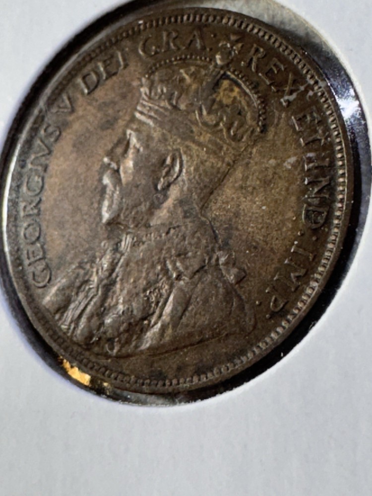 1917 Canada Large Cent Bronze Coin Scratched