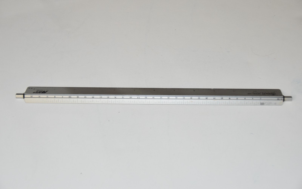 Pickett Rapid Rule 12" Architecture Adjustable Triangular Scale Model #239 ruler