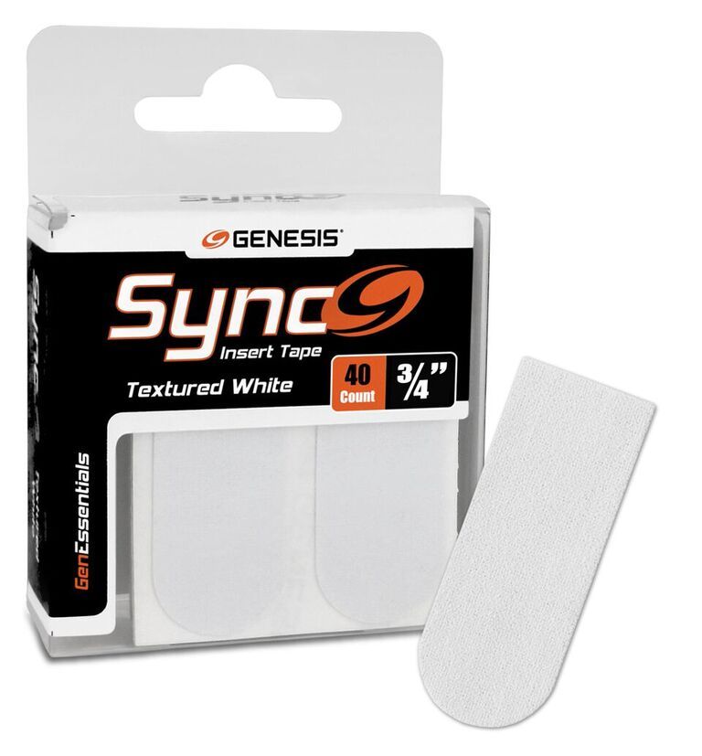 Genesis Sync Tape 3/4" Textured White (40 Strips)