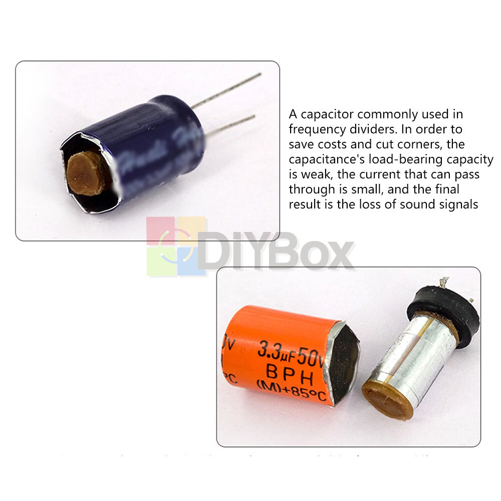 Speaker Modification Upgrade Crossover Frequency Filter High & Low Two-way HiFi