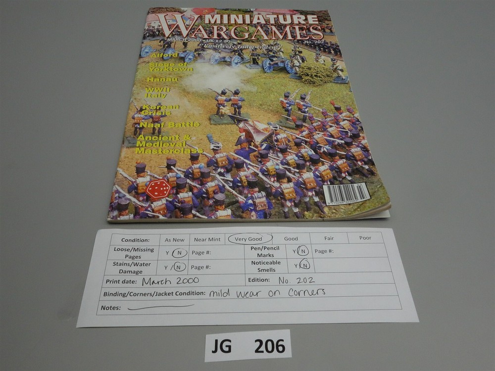 Miniature Wargames: Number 202