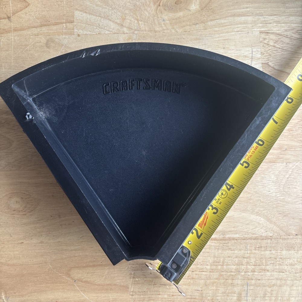 Craftsman Triangular Pie Shaped Magnetic Tray Bin Tool Box Organizer Black READ!