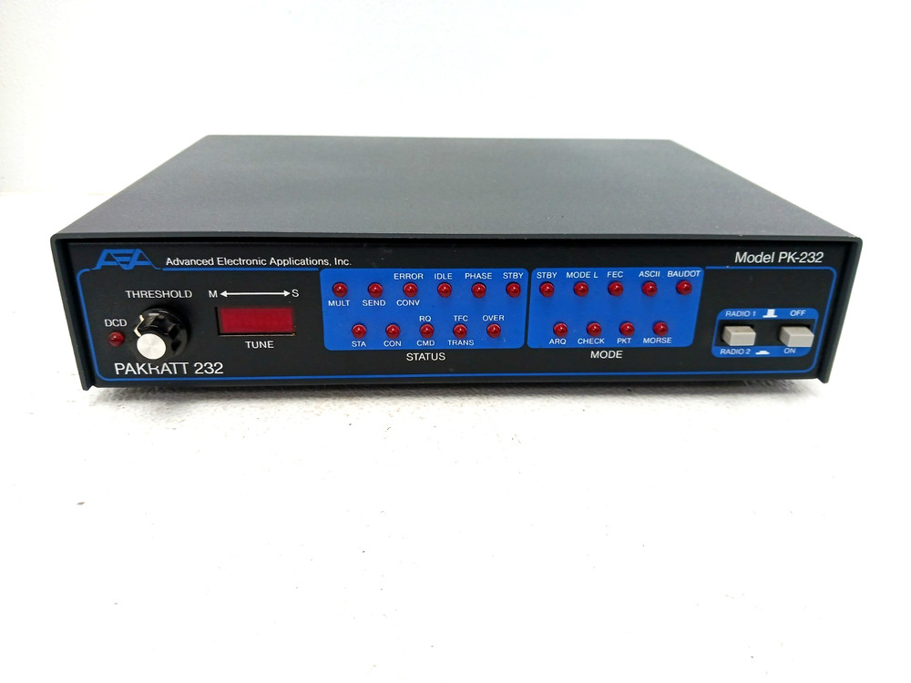 AEA PAKRATT PK-232 Multimode Data TNC Data Controller Packet Radio - WORKS