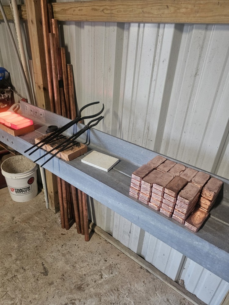15 Oz COPPER BAR Hand-Poured
