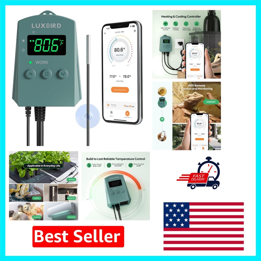 Remote Temperature Control with 365-Day Logging for Optimal Ecosystem Care