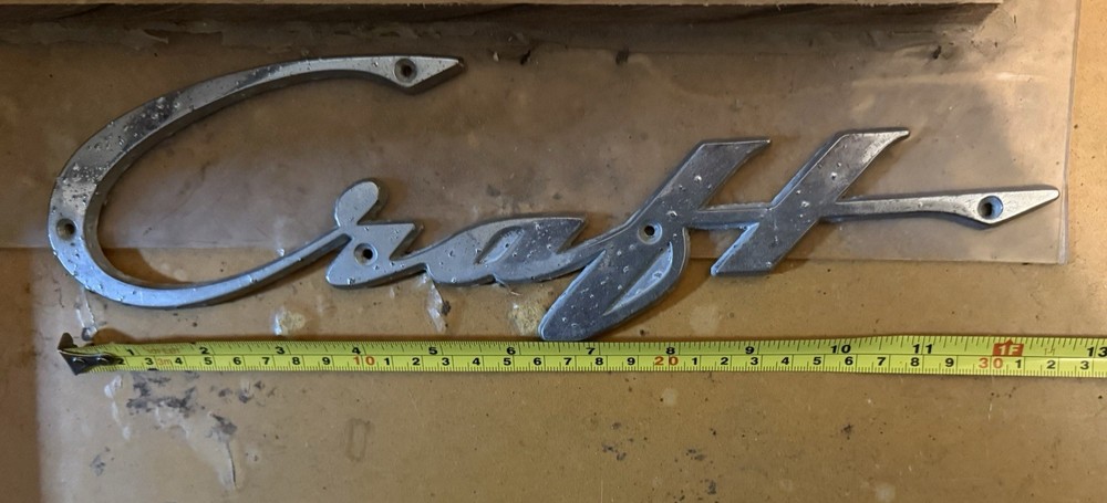 24” Chris Craft Boat Emblem