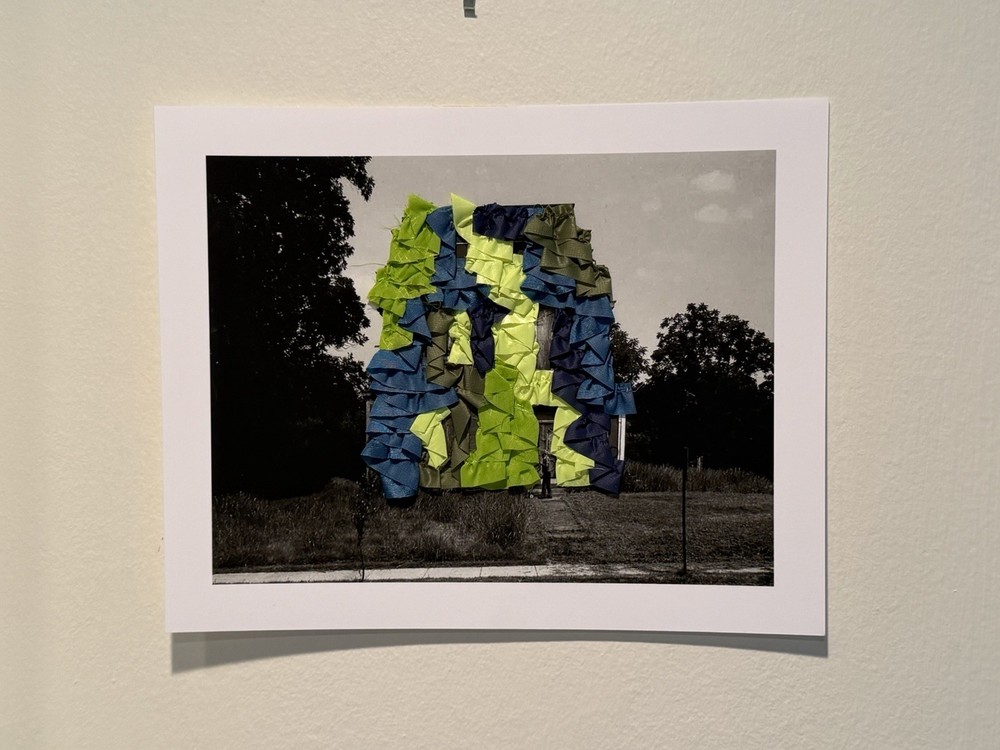 3 Textile Architecture Mixed Media Collage – Attributed to Danielle Hatch