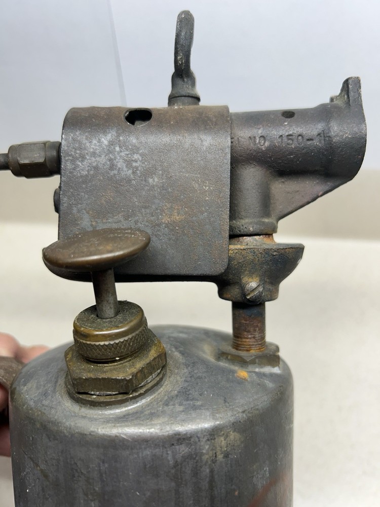 Vintage brass hand held blow torch
