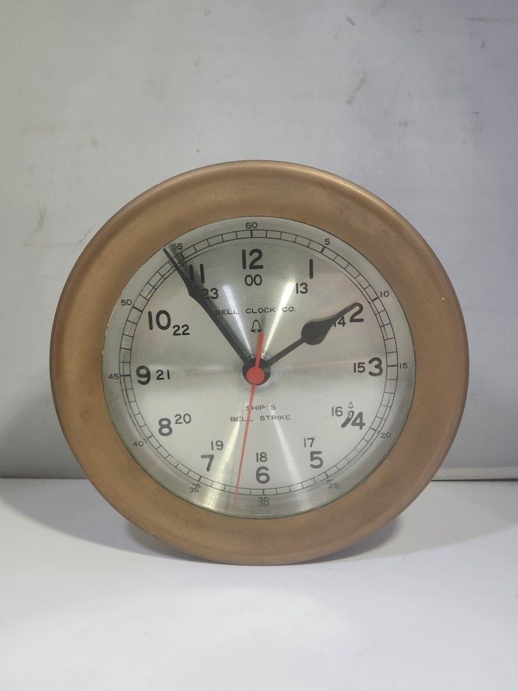 Bell Brass Ship Clock Working