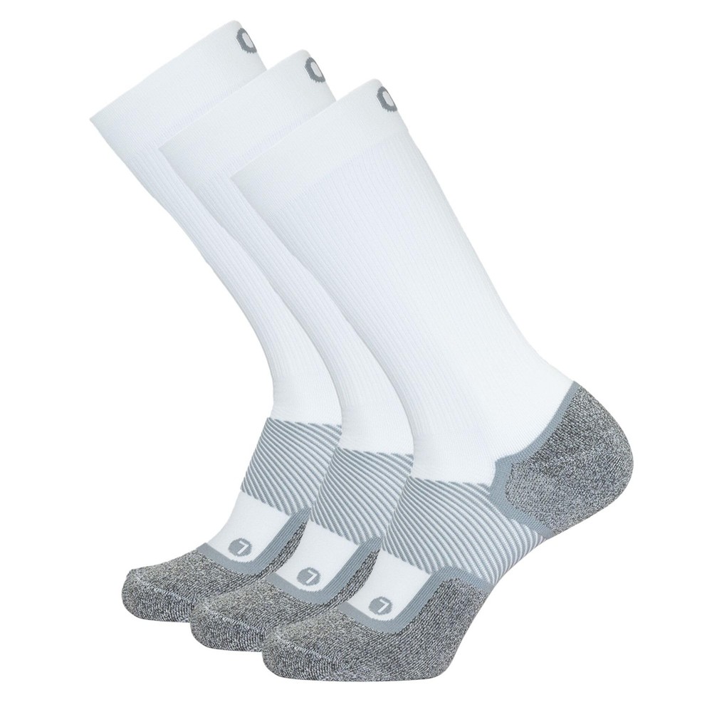 OrthoSleeve Diabetic & Neuropathy Socks (3 Pack) Medium White Crew
