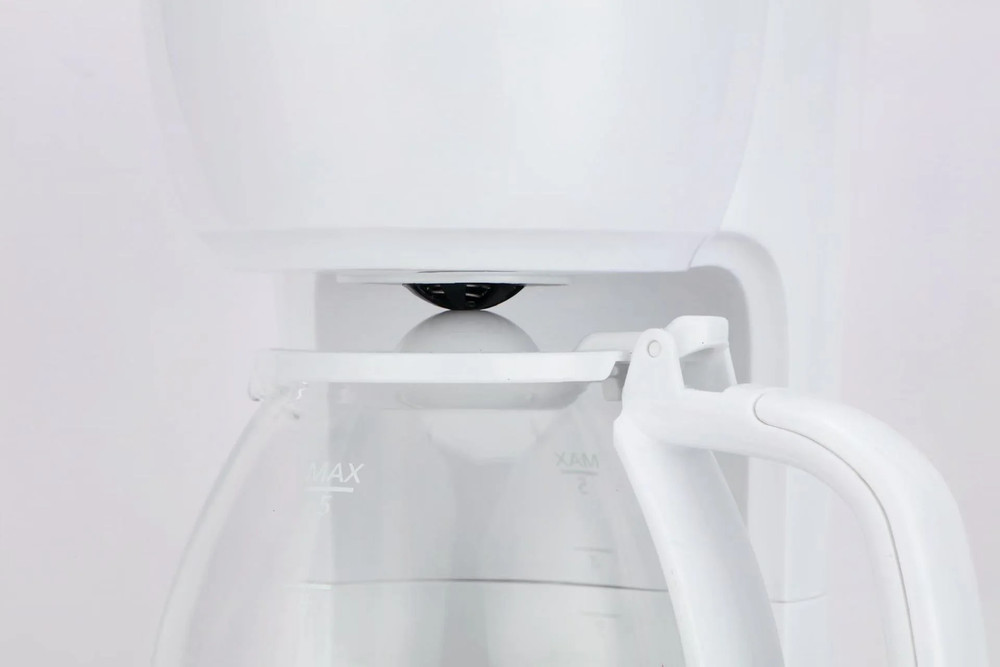 White 5-Cup Coffee Maker