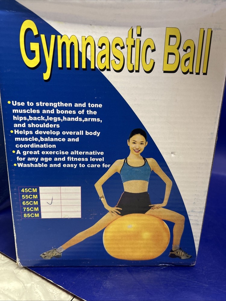 Gymnastic Purple Ball 65VM Great For Exercise