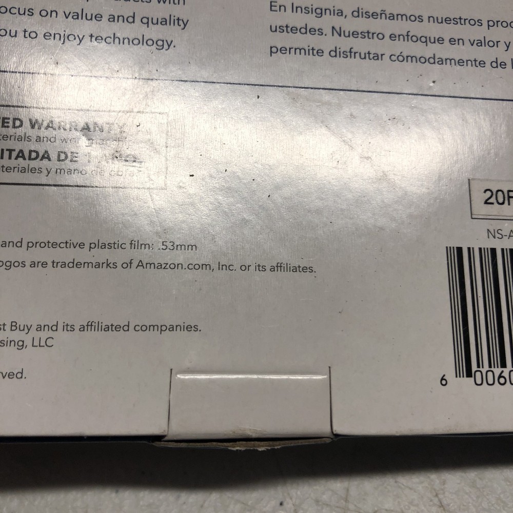 Amazon Fire HD 8" Tablet Glass Screen Protector by Insignia