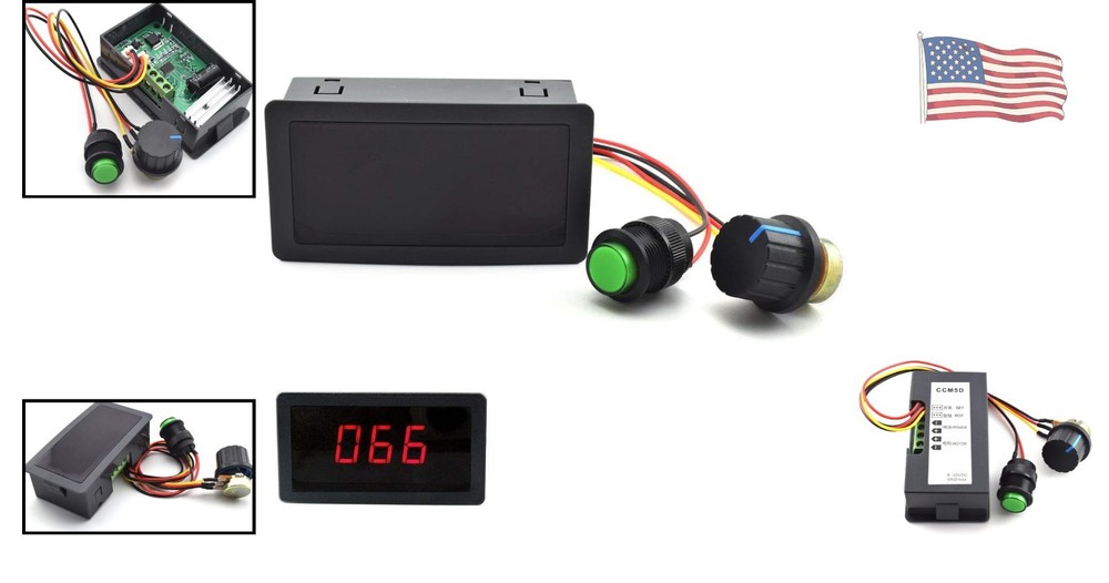 Adjustable DC Motor Speed Controller 6V-30V with Stepless Control & Display